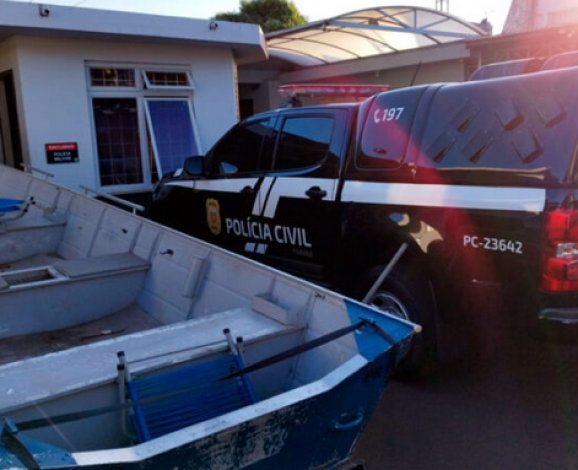 Case Viptech 01 - Polícia recupera barco